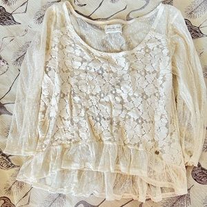 Ivory blouse from Abercrombie and Fitch